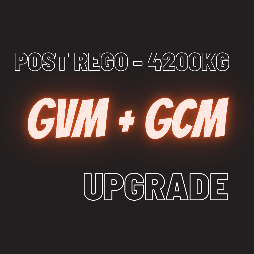 300 Series Landcruiser GVM Uprgade - 4200kg GVM 7700kg GCM Upgrade - Post Registration